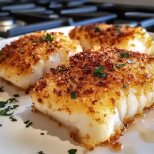 Luftfritteuse Parmesan-Kruste Kabeljau