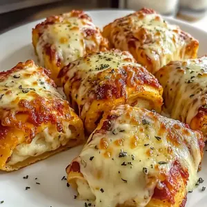 Knusprige Luftfritteuse Pizza-Röllchen