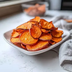 Knusprige Luftfritteuse Süßkartoffelchips