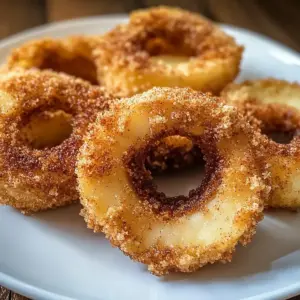 Luftfritteuse Zimt Apfelringe