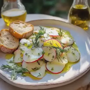 Mairübchen Salat mit Apfel