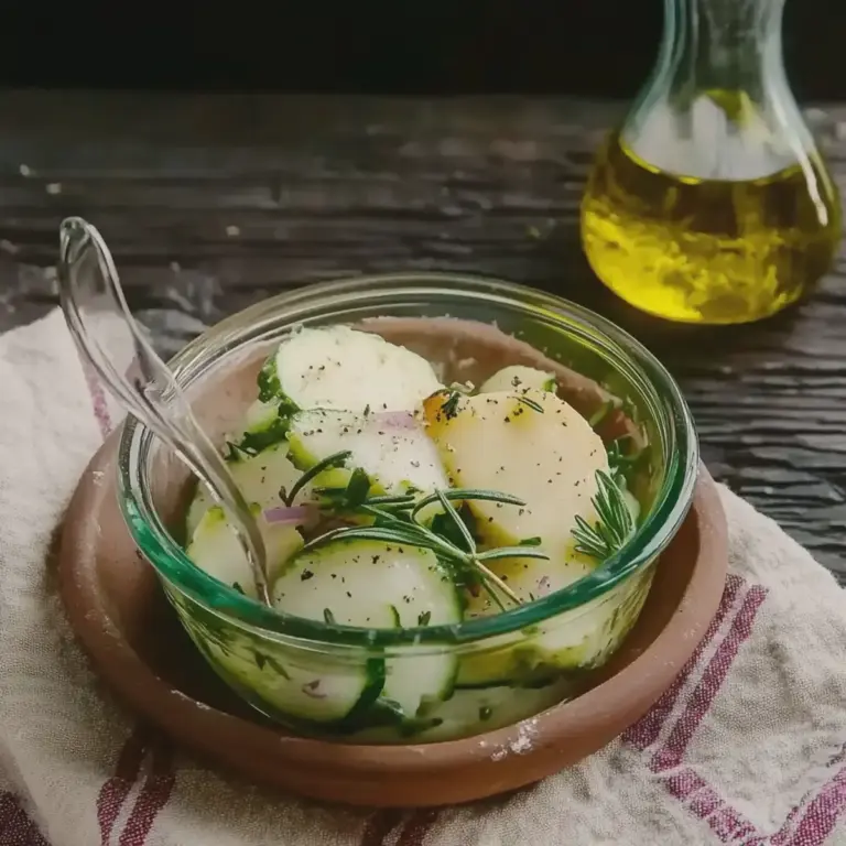 Mairübchensalat mit Gurke