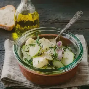 Mairübchensalat mit Gurke