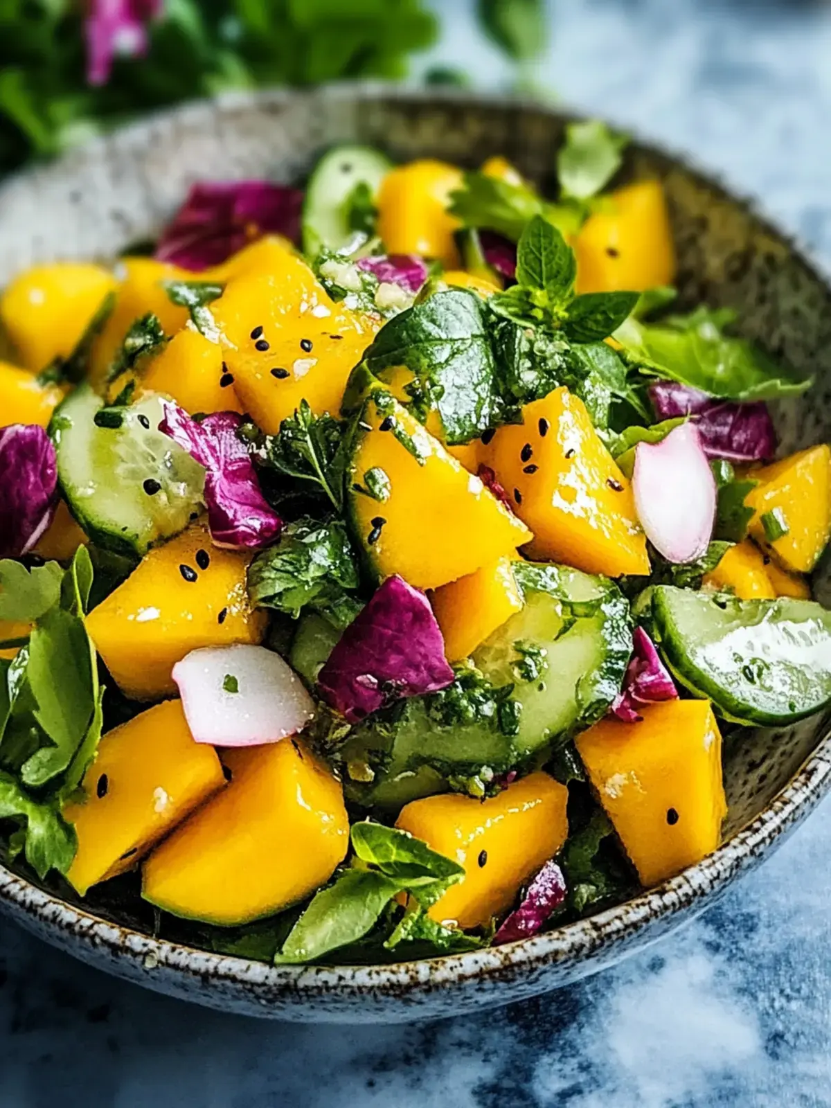 Mango-Gurken-Salat Rezept
