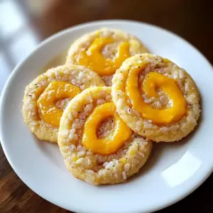 Tropische Mango Klebreis Kekse