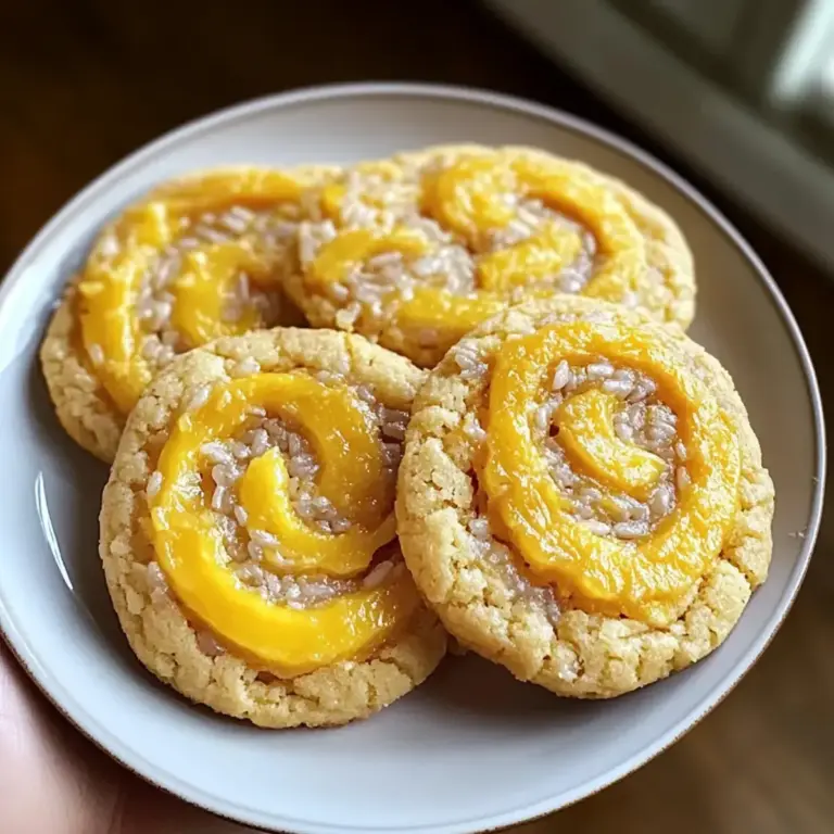 Mango Klebreis Kekse