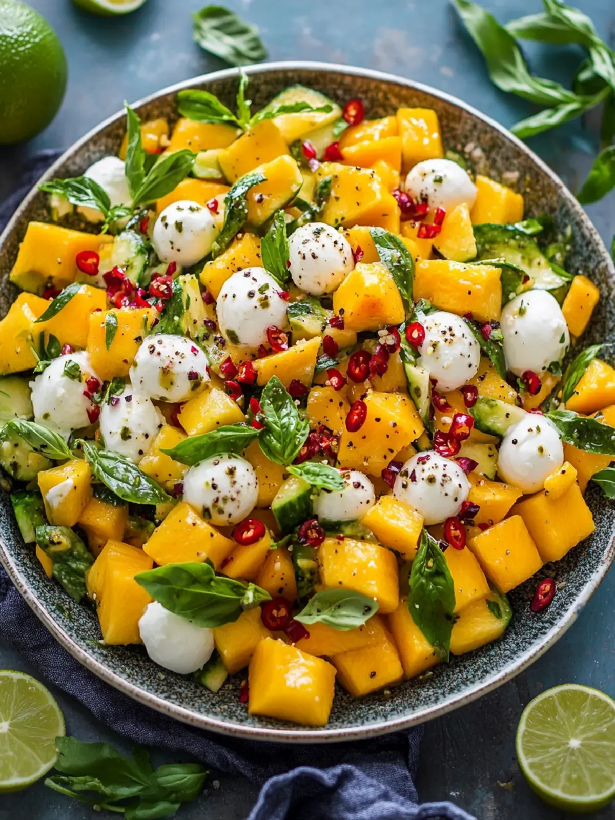Mango-Mozzarella-Salat