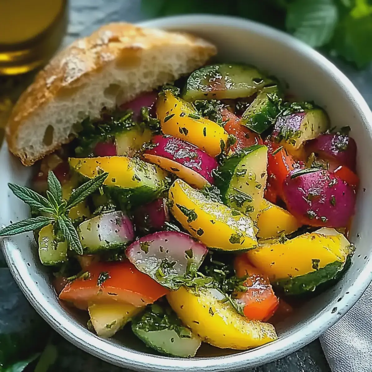 Mango Salat mit Limette