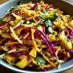 Erfrischender Mango-Slaw