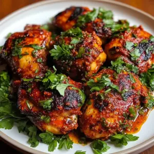 Marokkanisches Harissa-Hühnchen