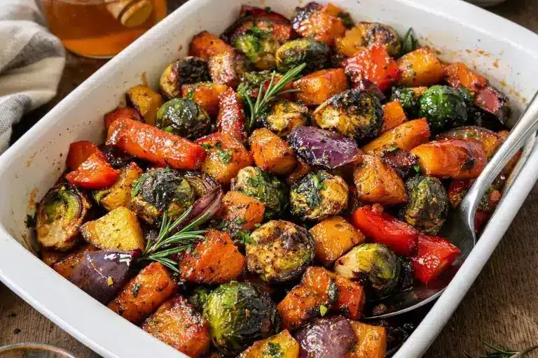 Mediterrane Ofengemüse Bowl
