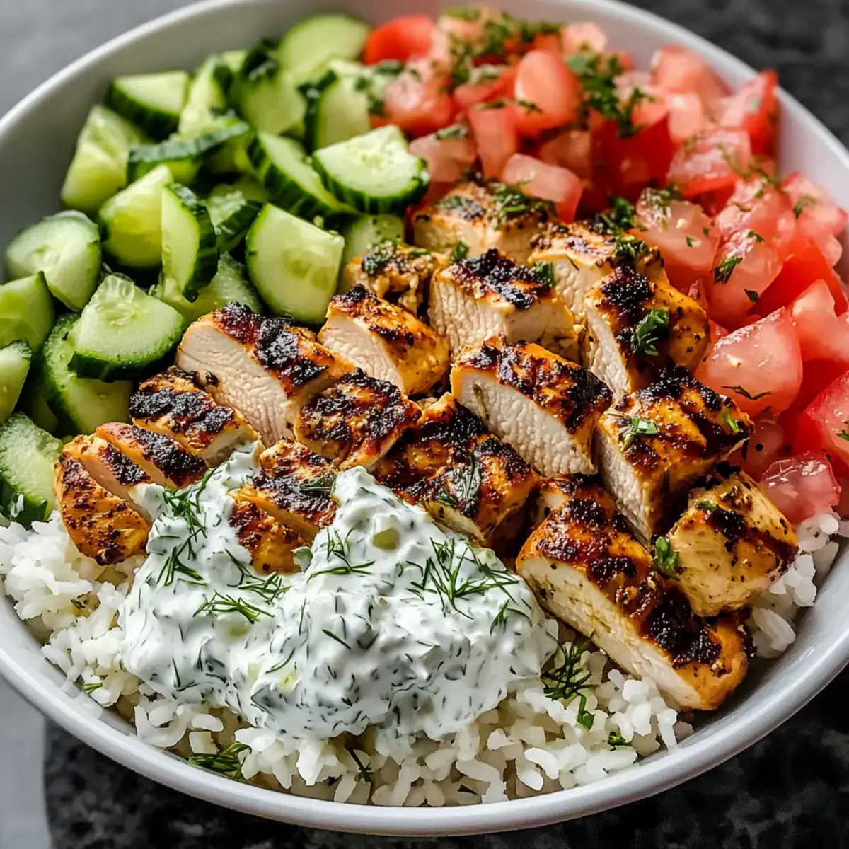 Mediterrane Zitronen-Dill-Hühnchen-Schalen