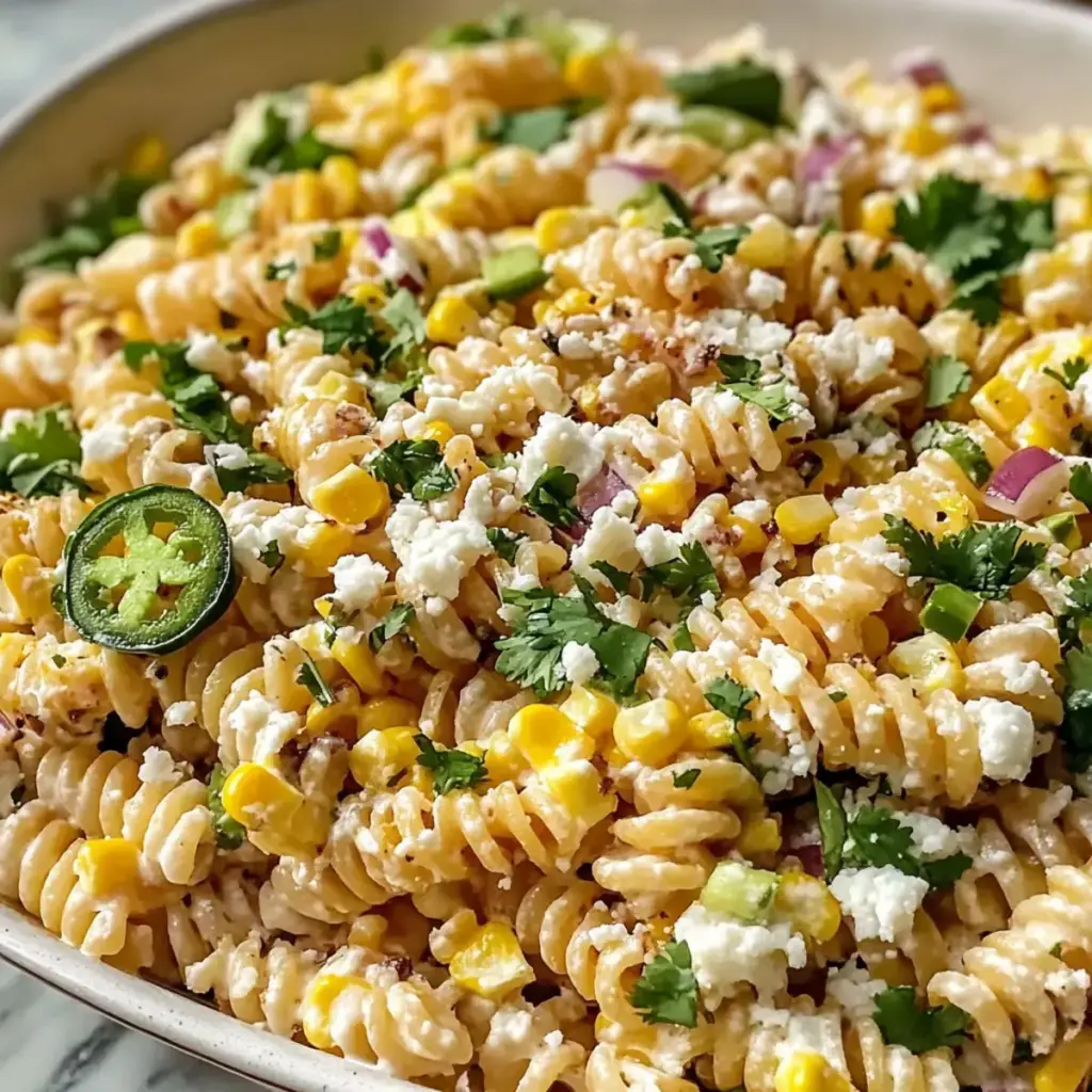 Mexikanischer Elote Pasta Salat