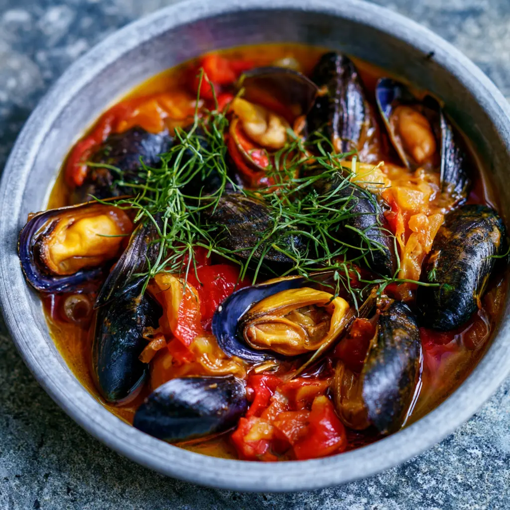 Miesmuscheln in Escabeche