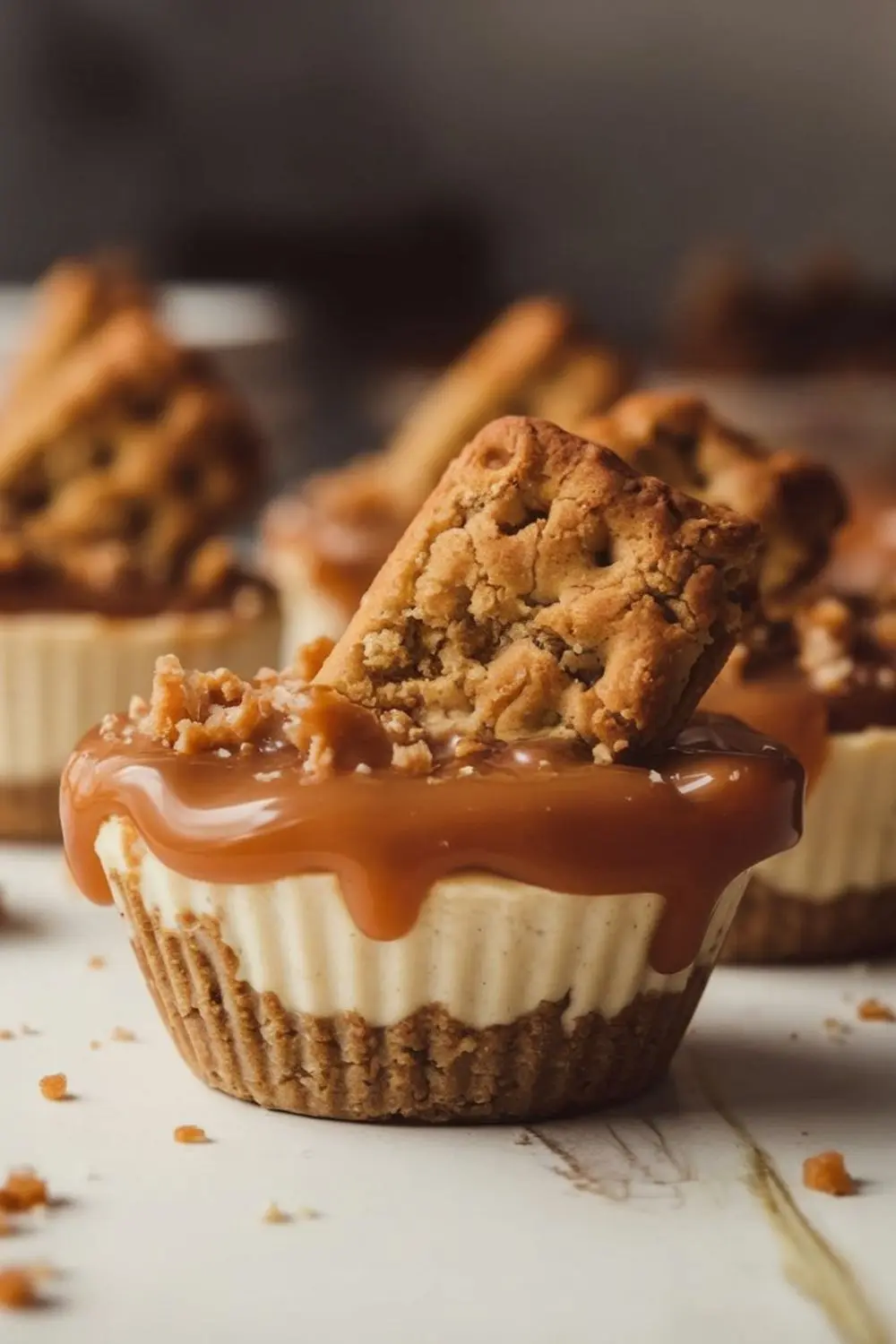 Mini Lotus Biscoff Käsekuchen ohne Backen