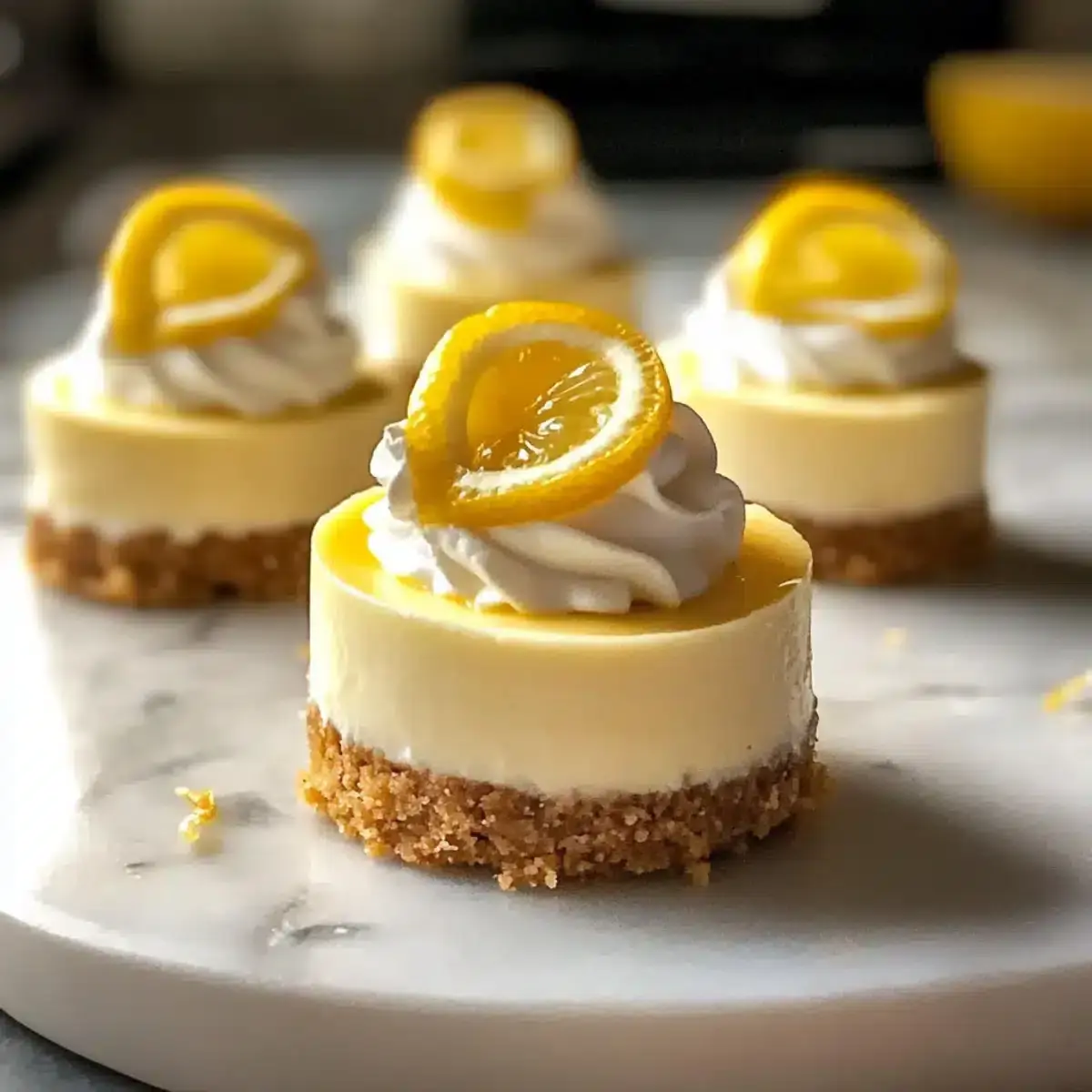 Mini Zitronen-Käsekuchen