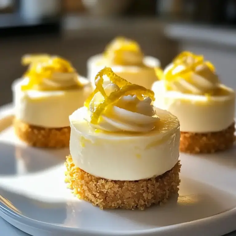 Mini Zitronen-Käsekuchen