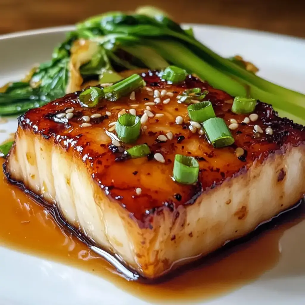 Miso-Glasur Schwarzheilbutt