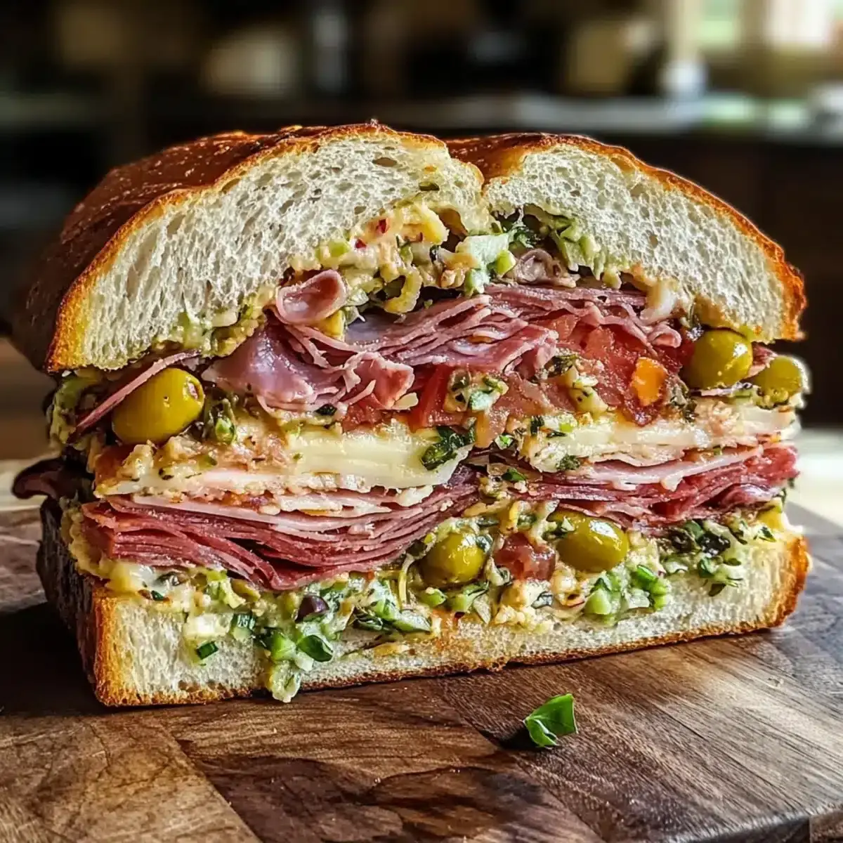 Muffuletta-Sandwich