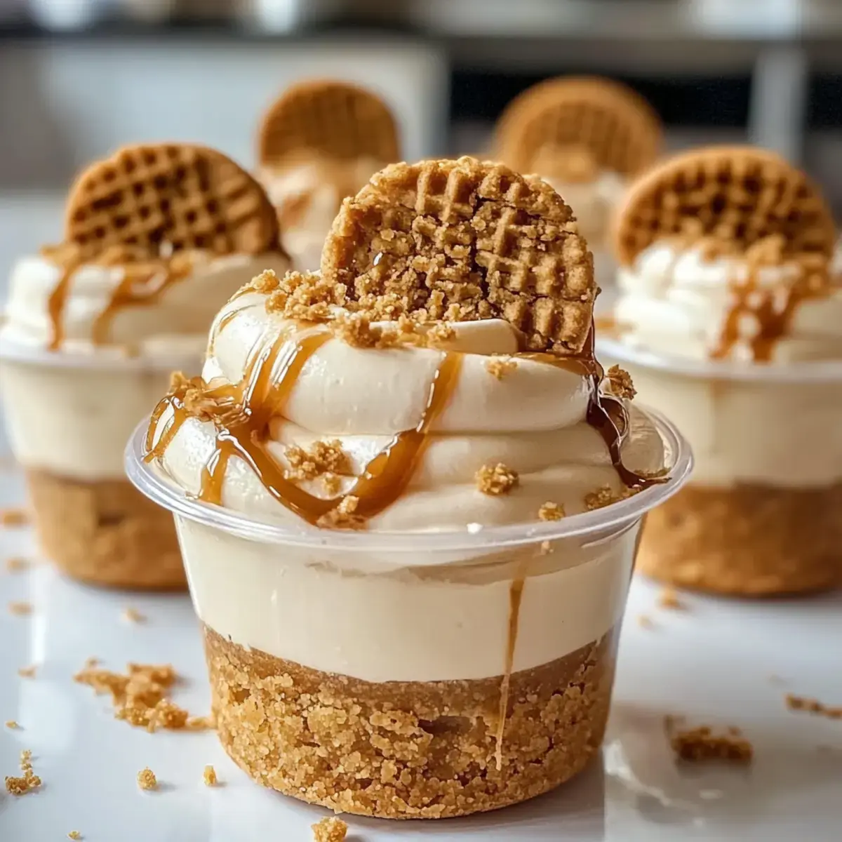 No-Bake Biscoff-Käsekuchenförmchen