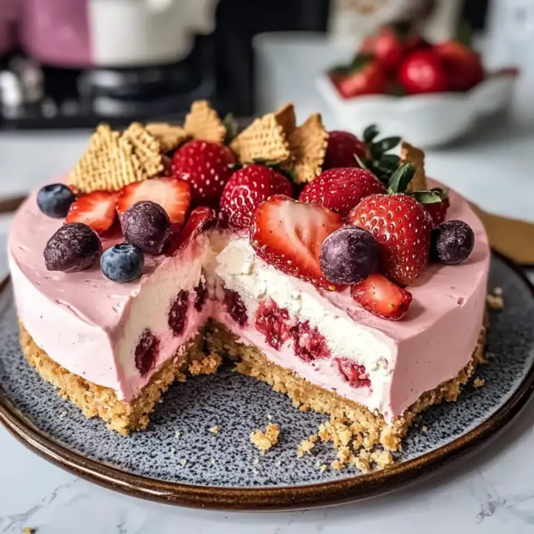 No Bake Erdbeerkuchen