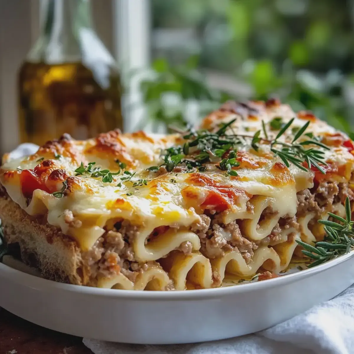 Nudelauflauf mit Hackfleisch