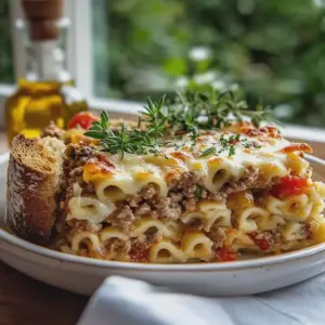 Nudelauflauf mit Hackfleisch