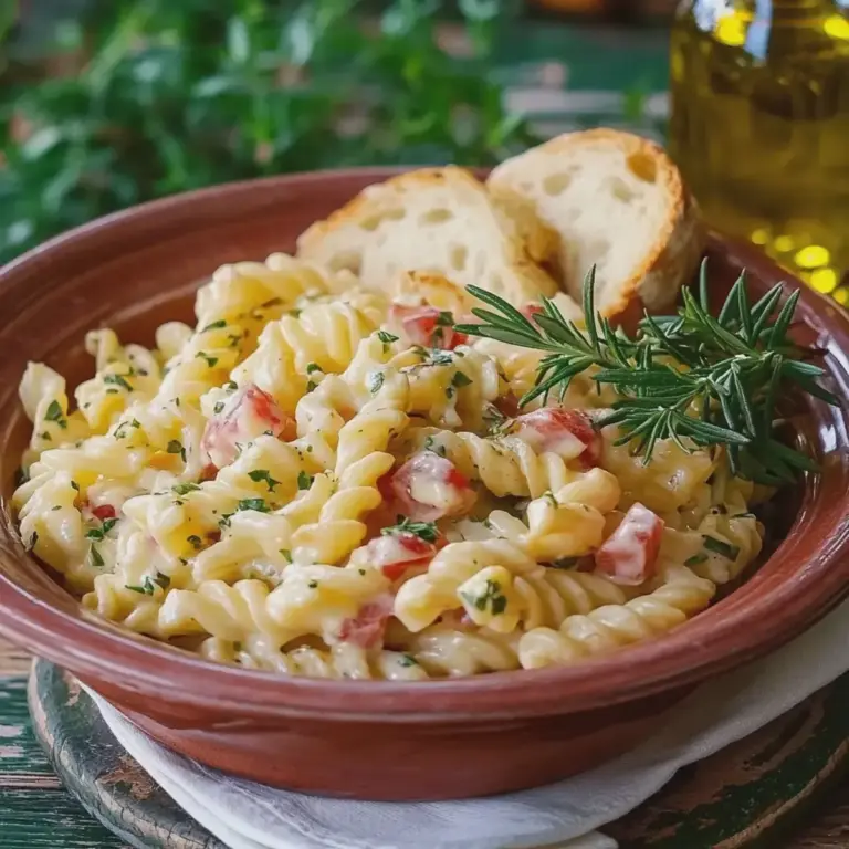 Nudelsalat mit Fleischsalat