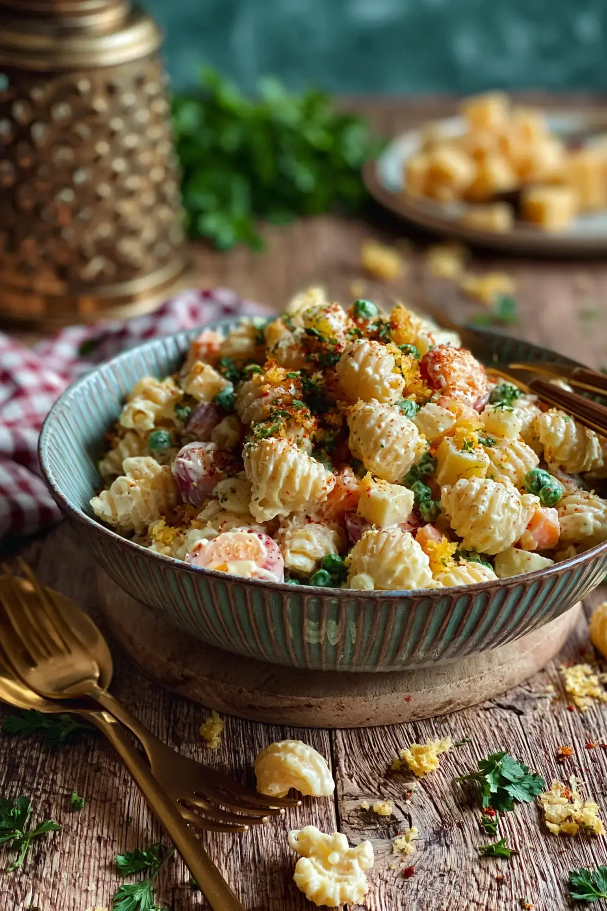 Nudelsalat mit Mayonnaise