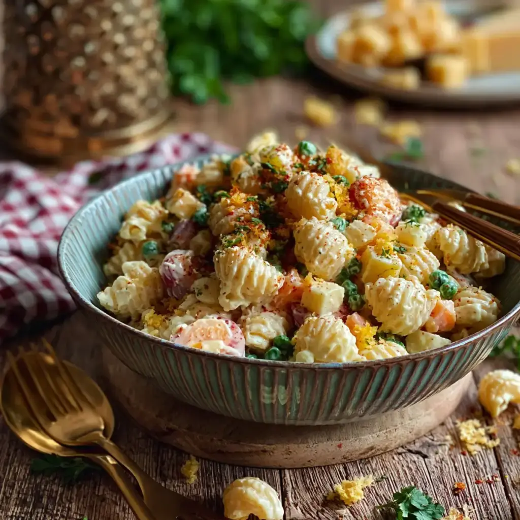 Nudelsalat mit Mayonnaise