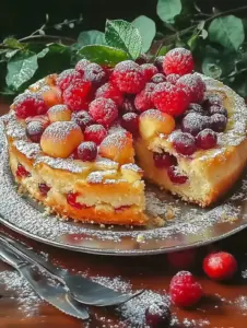 Fluffige Dicke Obst-Pfannkuchen