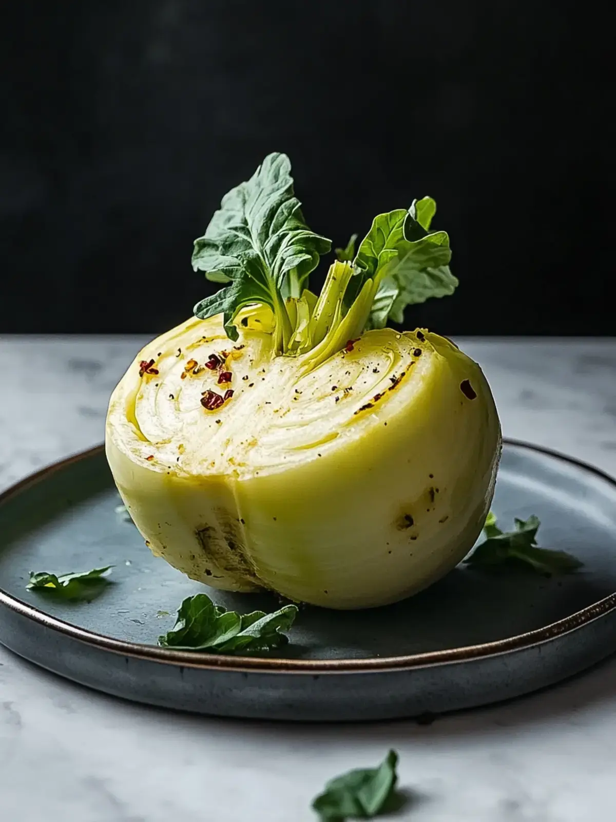 Ofen Kohlrabi