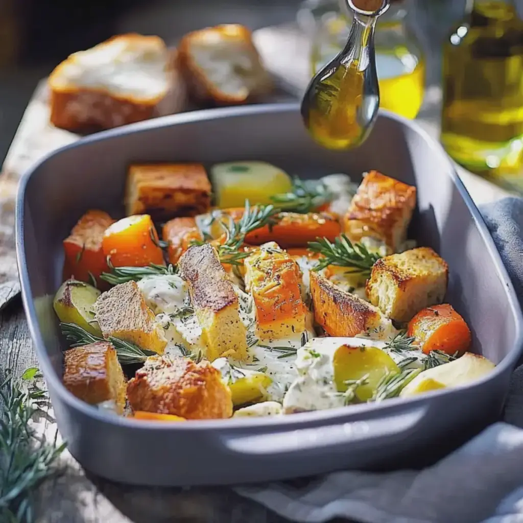 Ofengemüse mit Lachs