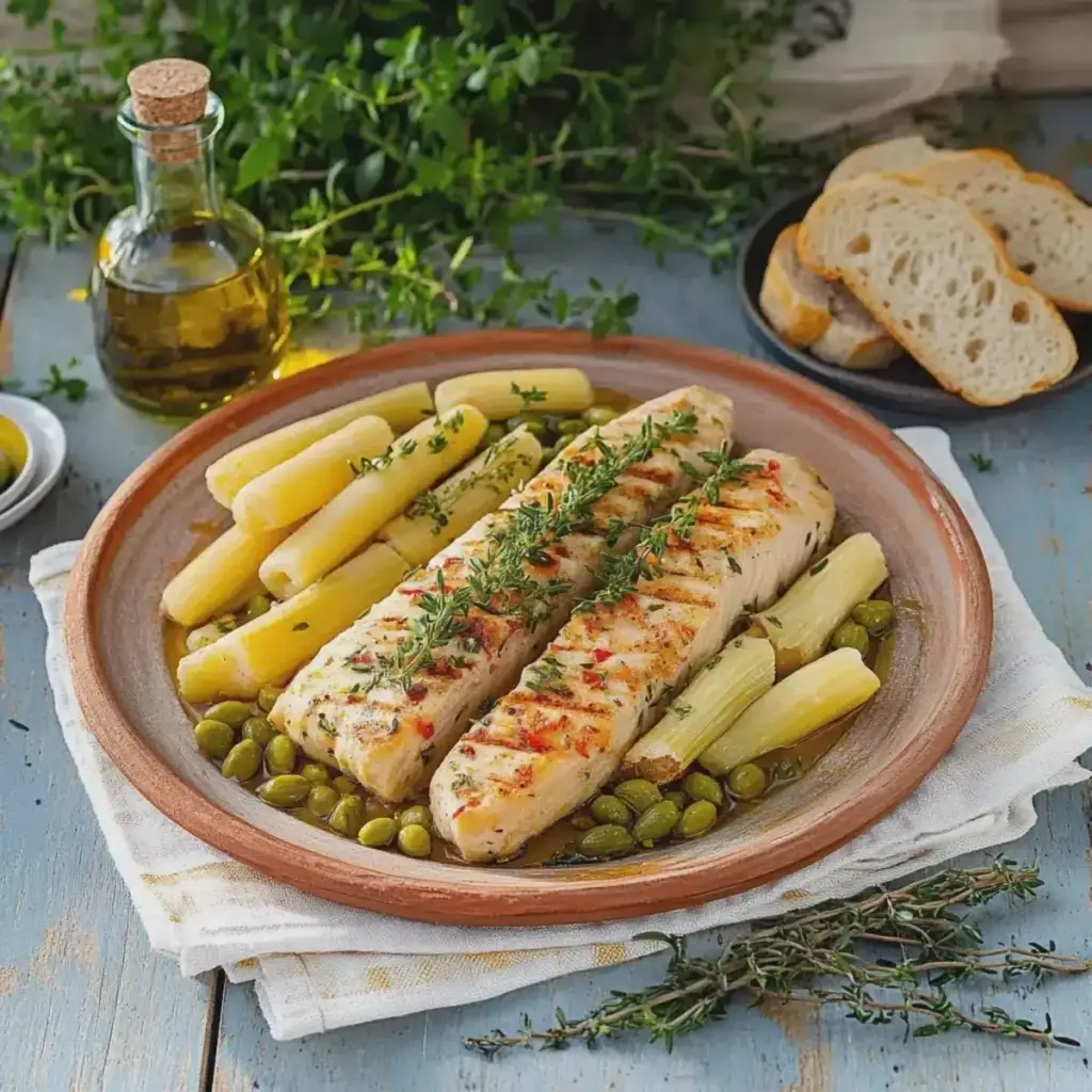 Ofenspargel mit Lachs