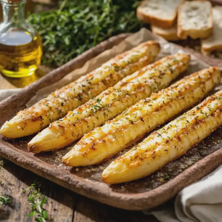 Ofenspargel mit Parmesan