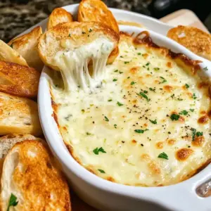 Olive Garden geräucherter Mozzarella Fonduta