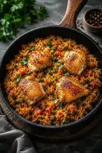 One-Pot Hähnchen und Reis