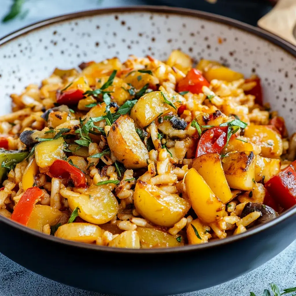 One-Skillet Spicy Honey BBQ Sausage & Pasta