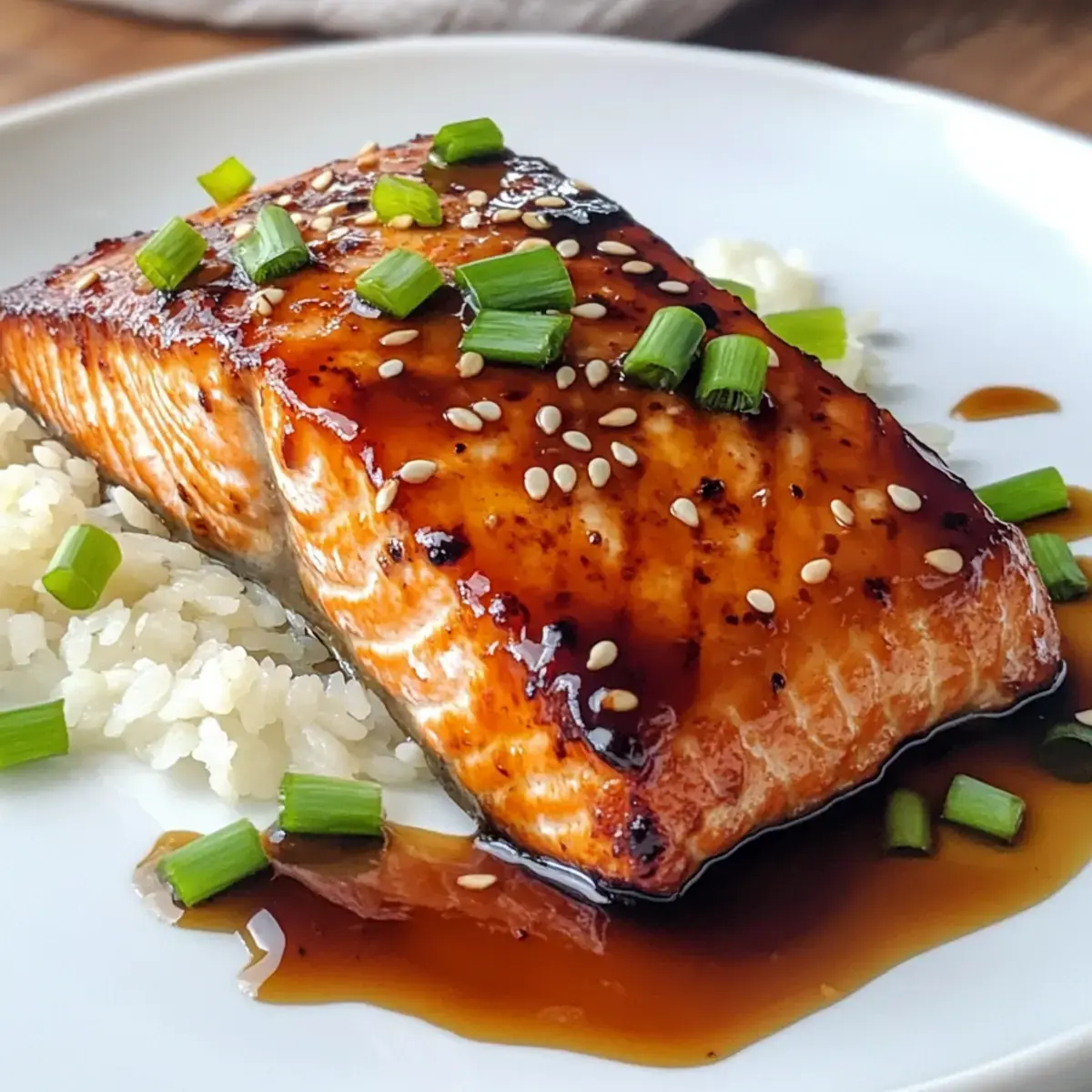 Orangen-Teriyaki-Lachs mit perfekter Glasur 2 Orangen Teriyaki Lachs