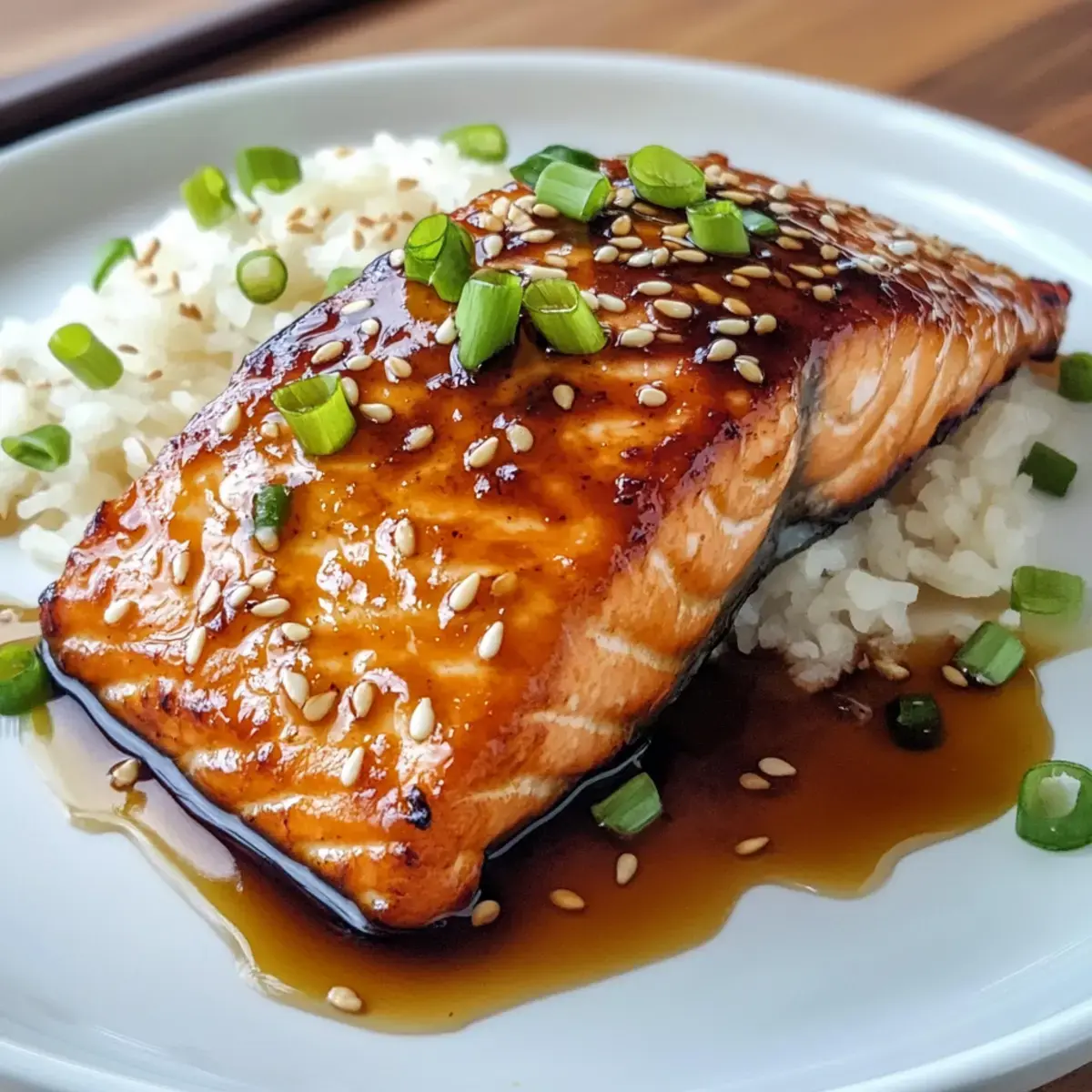 Orangen Teriyaki Lachs