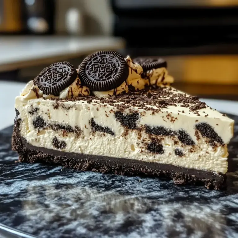 Oreo Stil Protein Käsekuchen