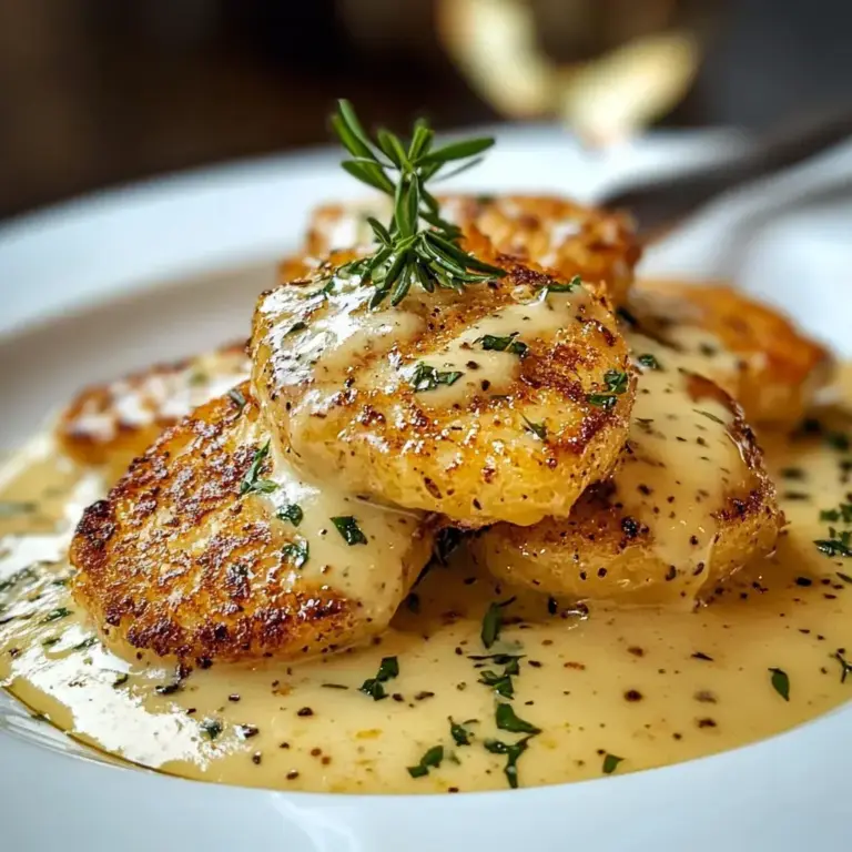 Parmesan-Hähnchen mit cremiger Knoblauchsoße
