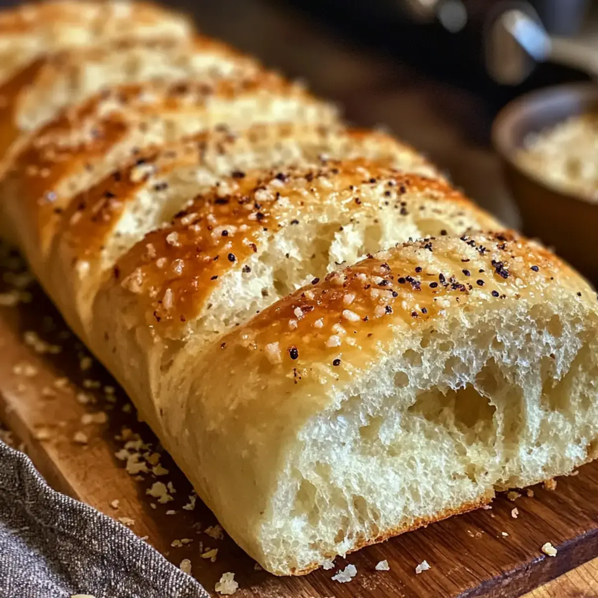 Easy Parmesan Knoblauch Artisan Brot – Ein köstlicher Genuss 2 Parmesan Knoblauch Artisan Brot