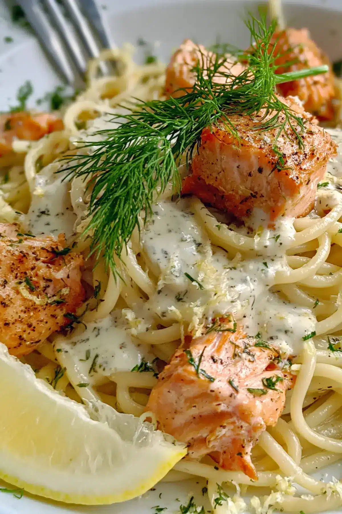 Pasta mit Lachs