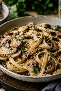 Aromatische Pasta mit gebratenen Pilzen