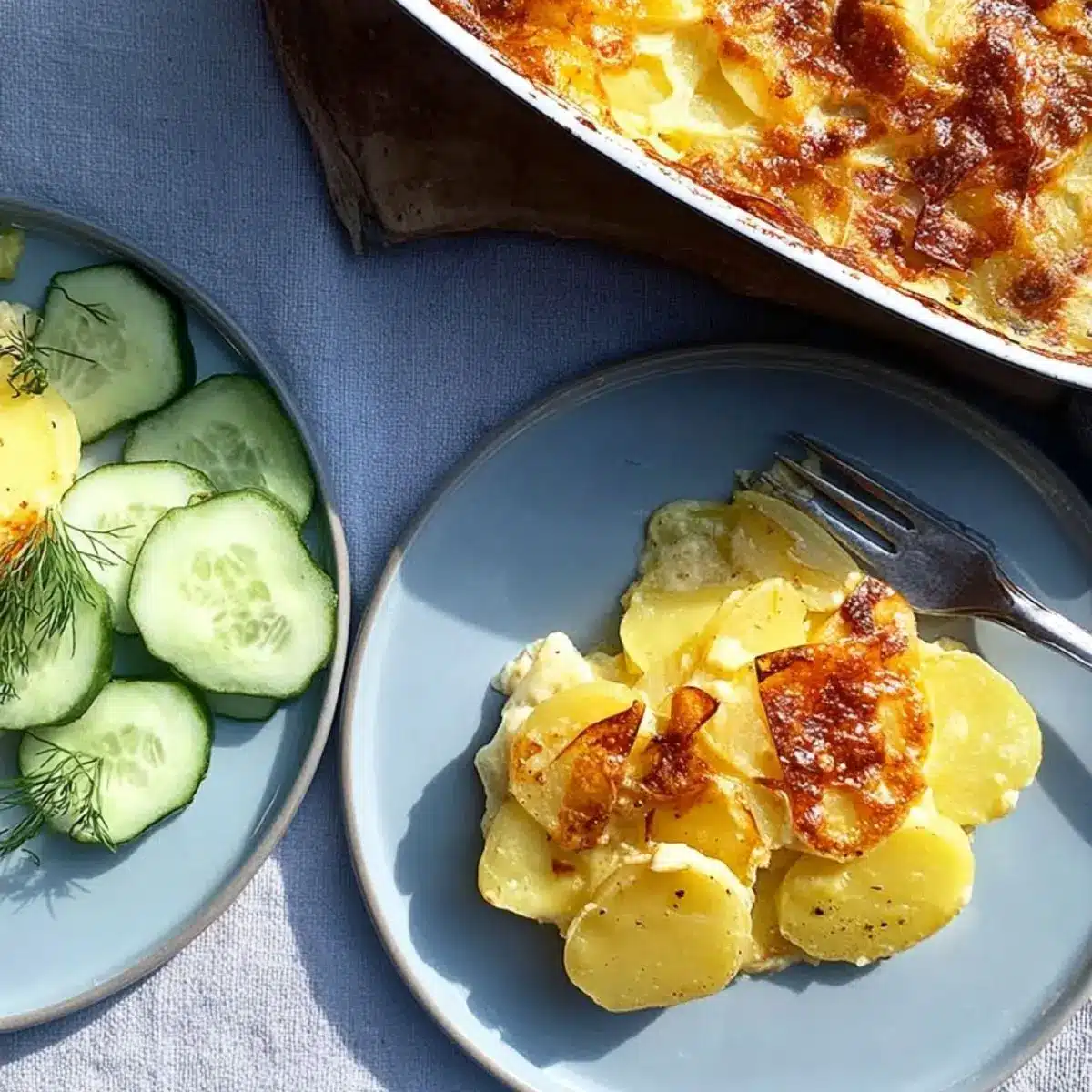 Pastinaken Kartoffel Gratin