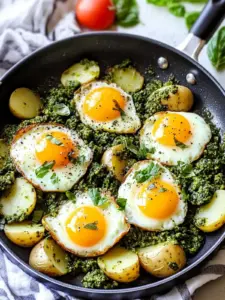 Pesto Eier & Kartoffel Pfanne