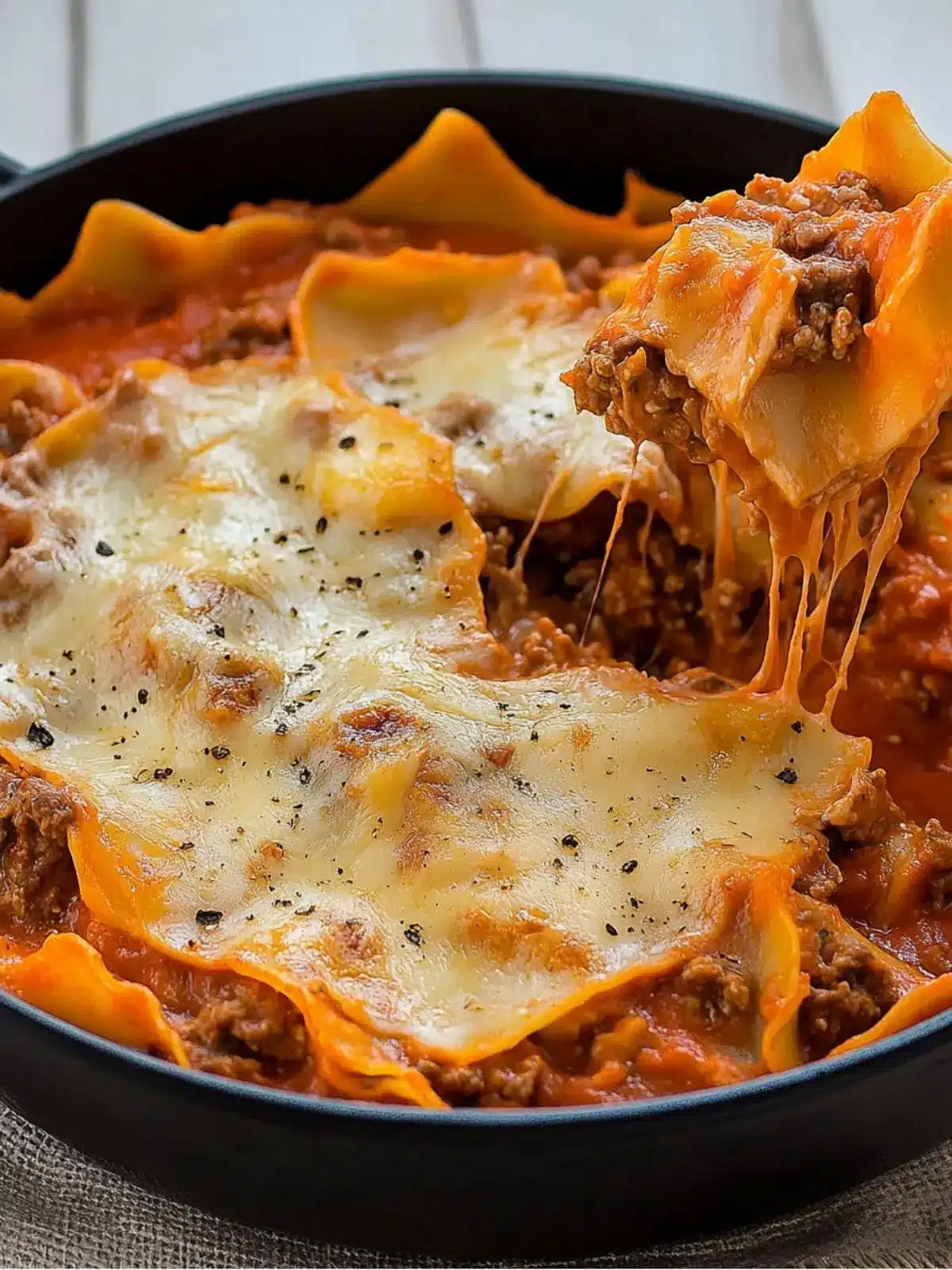 Pfannen-Lasagne-Rezept 2 Pfannenlasagne