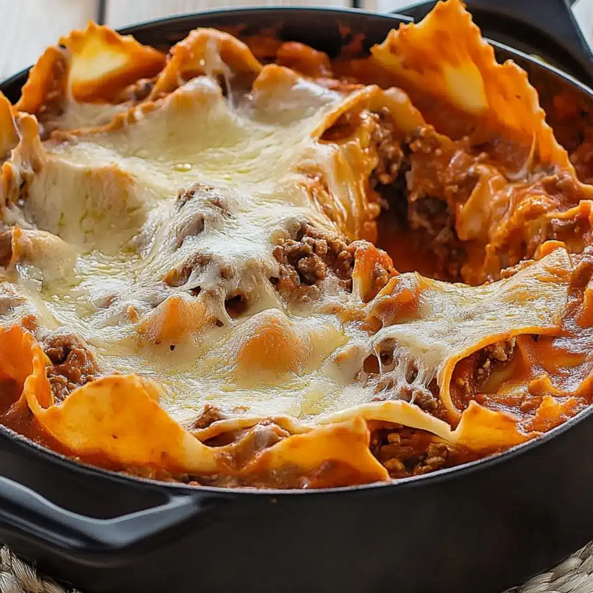 Pfannenlasagne