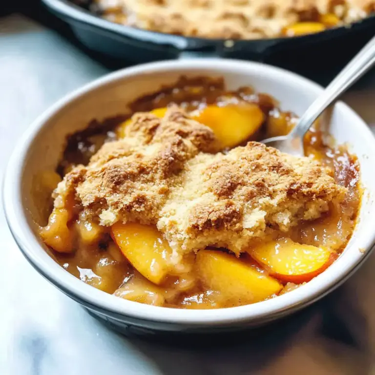 Pfirsich Cobbler Rezept